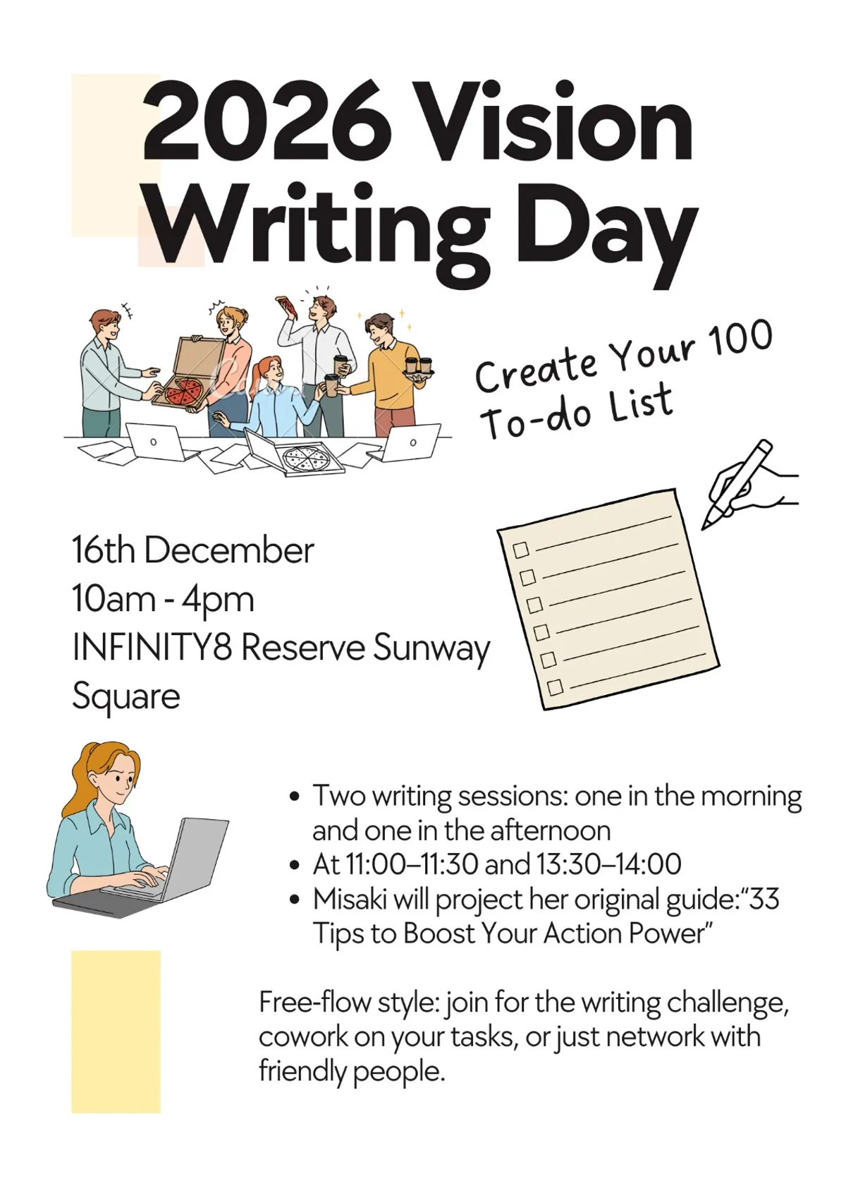 2026 Vision Writing Day