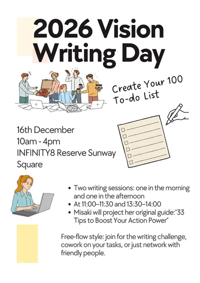 2026 Vision Writing Day