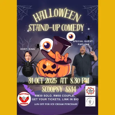 Halloween Stand-up Comedy @ Scoopsy